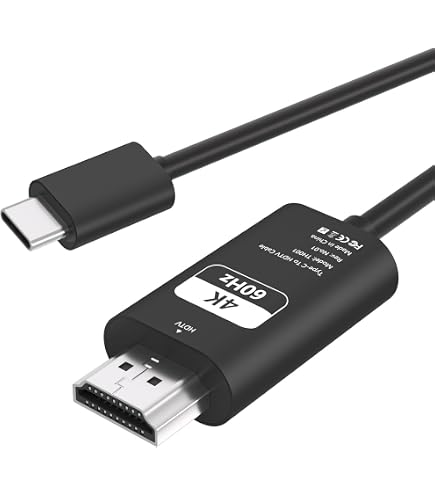Amazon | USB Type C HDMI 変換ケーブル - 5M【4K@60Hz対応/DP Alt